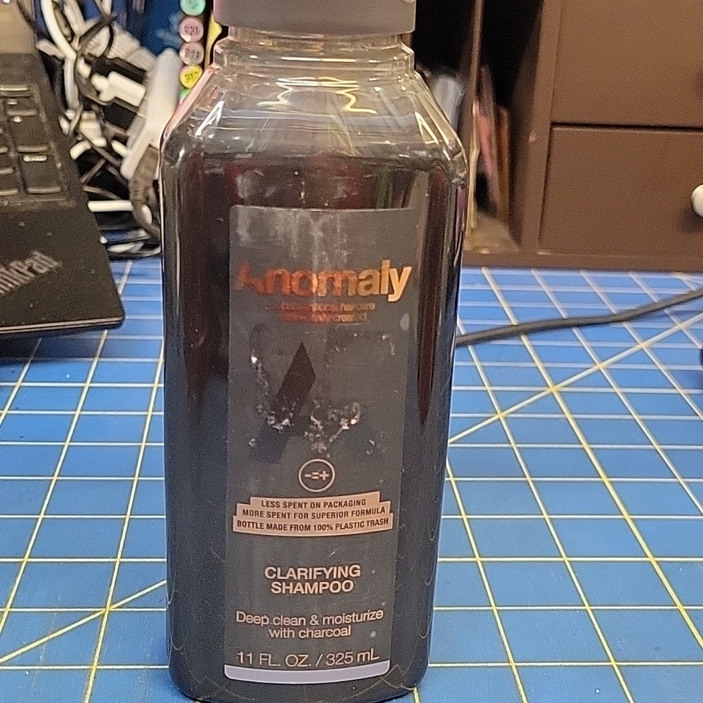 Anomaly Clarifying Shampoo w Charcoal 325ml New Bottle